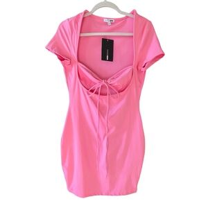Fashion Nova Hot in Here Mini Dress Pink‎ Size Large